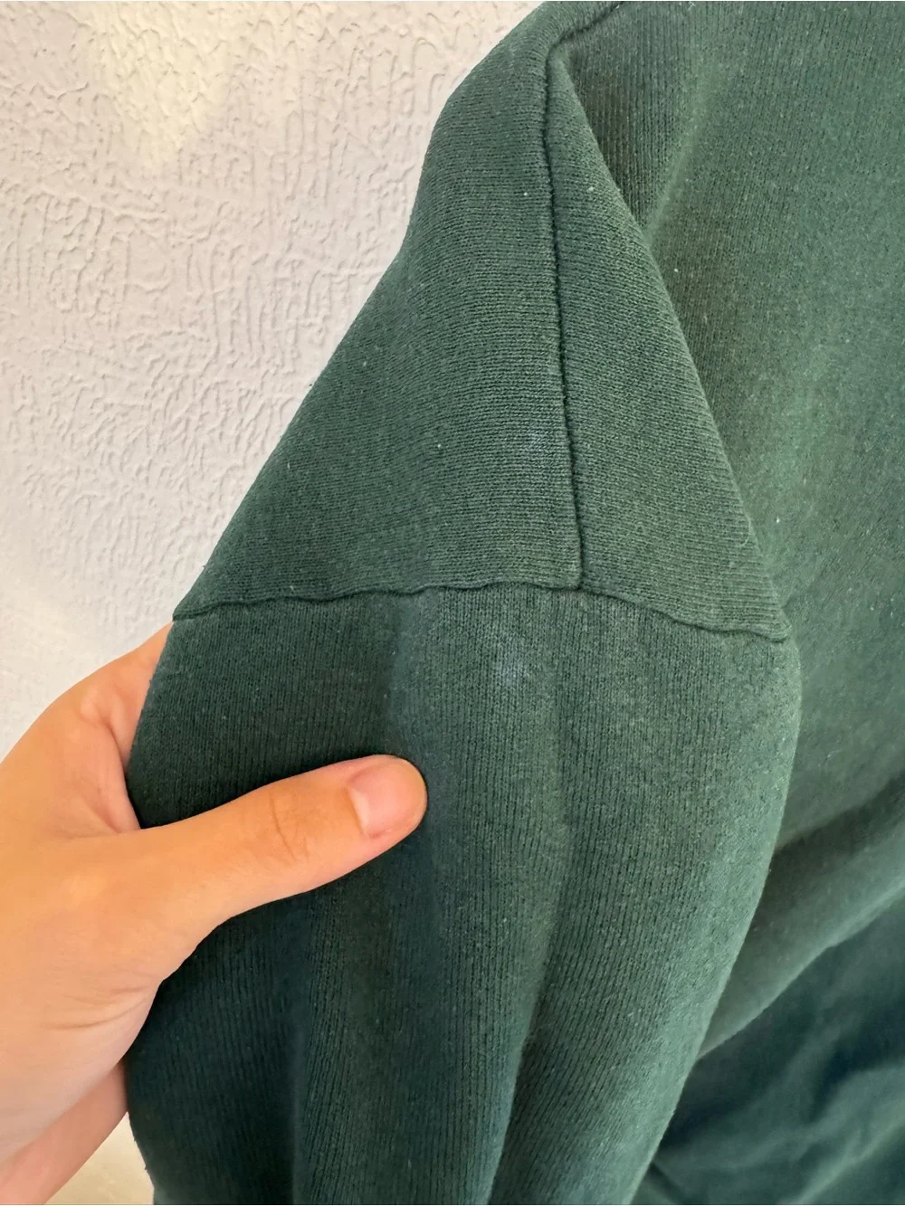 Fruit of the Loom Dark Green Crewneck Sweatshirt with Gold West Fest Graphic